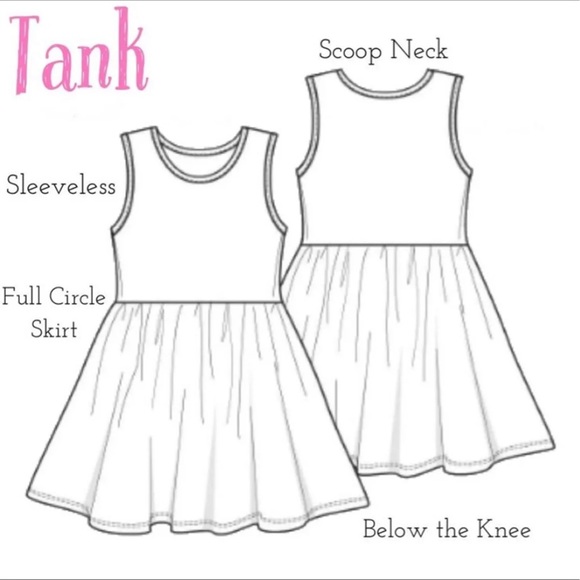 *NWT* DotDotSmile Size 5/6 Tank Dress - Picture 3 of 4